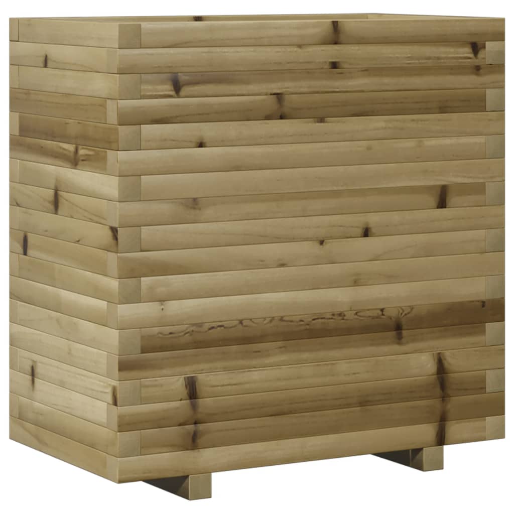 vidaXL Jardinera madera de pino impregnada 70x40x72 cm