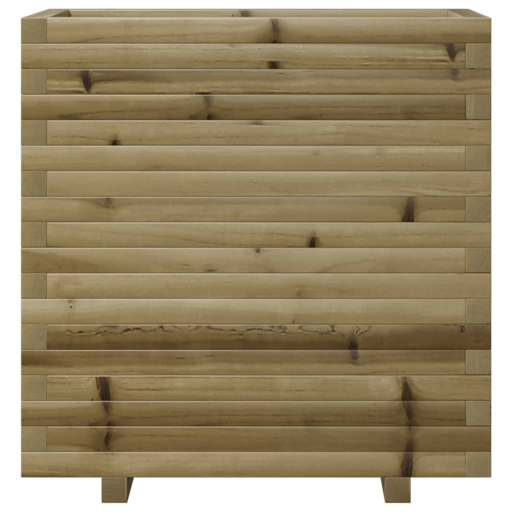 vidaXL Jardinera madera de pino impregnada 70x40x72 cm