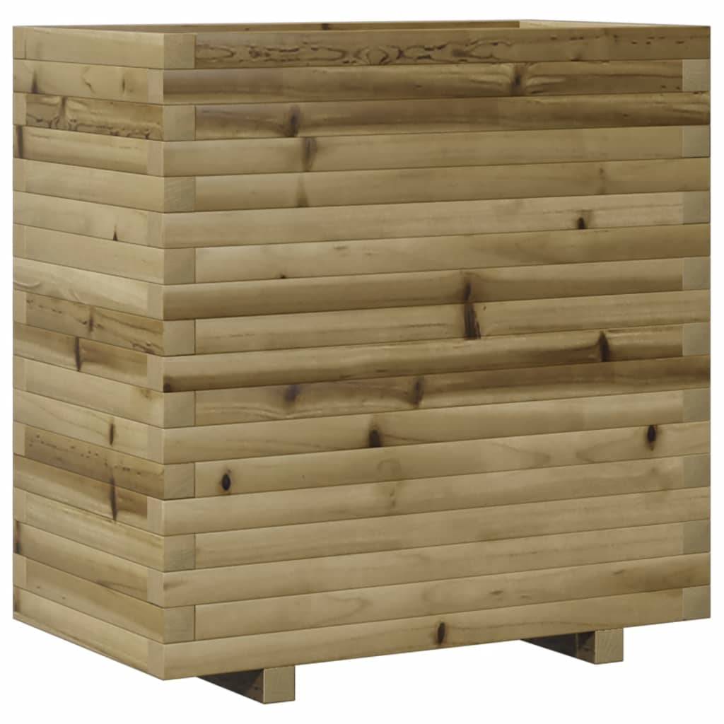 vidaXL Jardinera madera de pino impregnada 70x40x72 cm