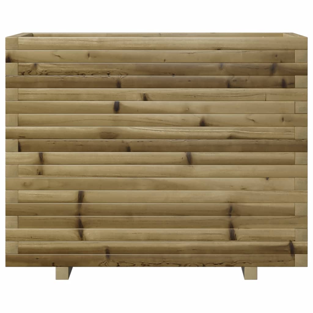 vidaXL Jardinera madera de pino impregnada 90x40x72 cm