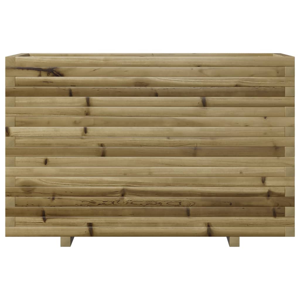 vidaXL Jardinera madera de pino impregnada 110x40x72 cm