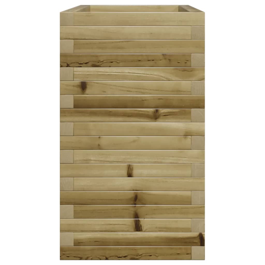 vidaXL Jardinera madera de pino impregnada 110x40x72 cm