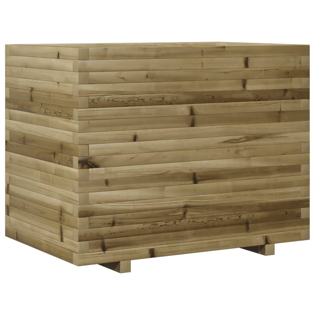 vidaXL Jardinera madera de pino impregnada 90x60x72 cm