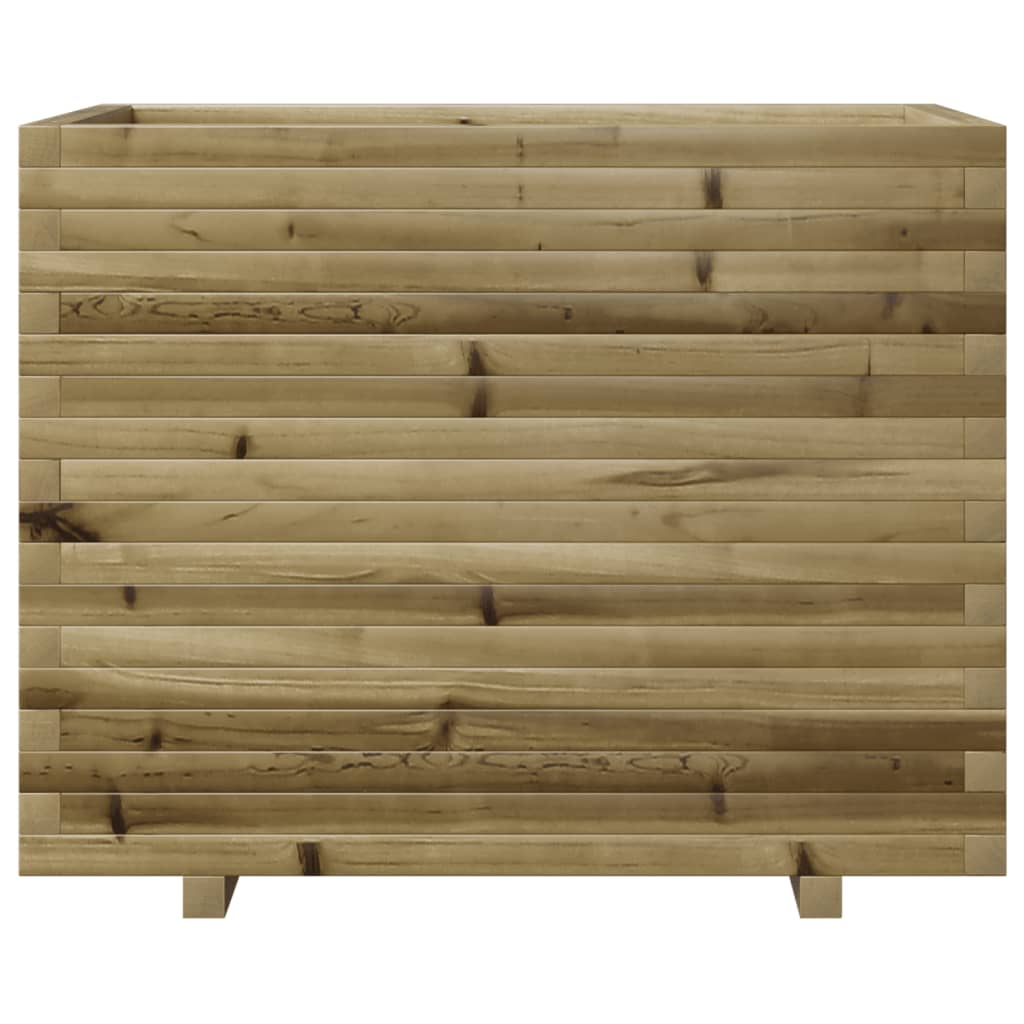 vidaXL Jardinera madera de pino impregnada 90x60x72 cm