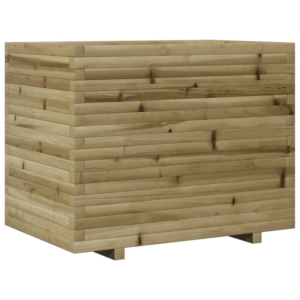 vidaXL Jardinera madera de pino impregnada 90x60x72 cm