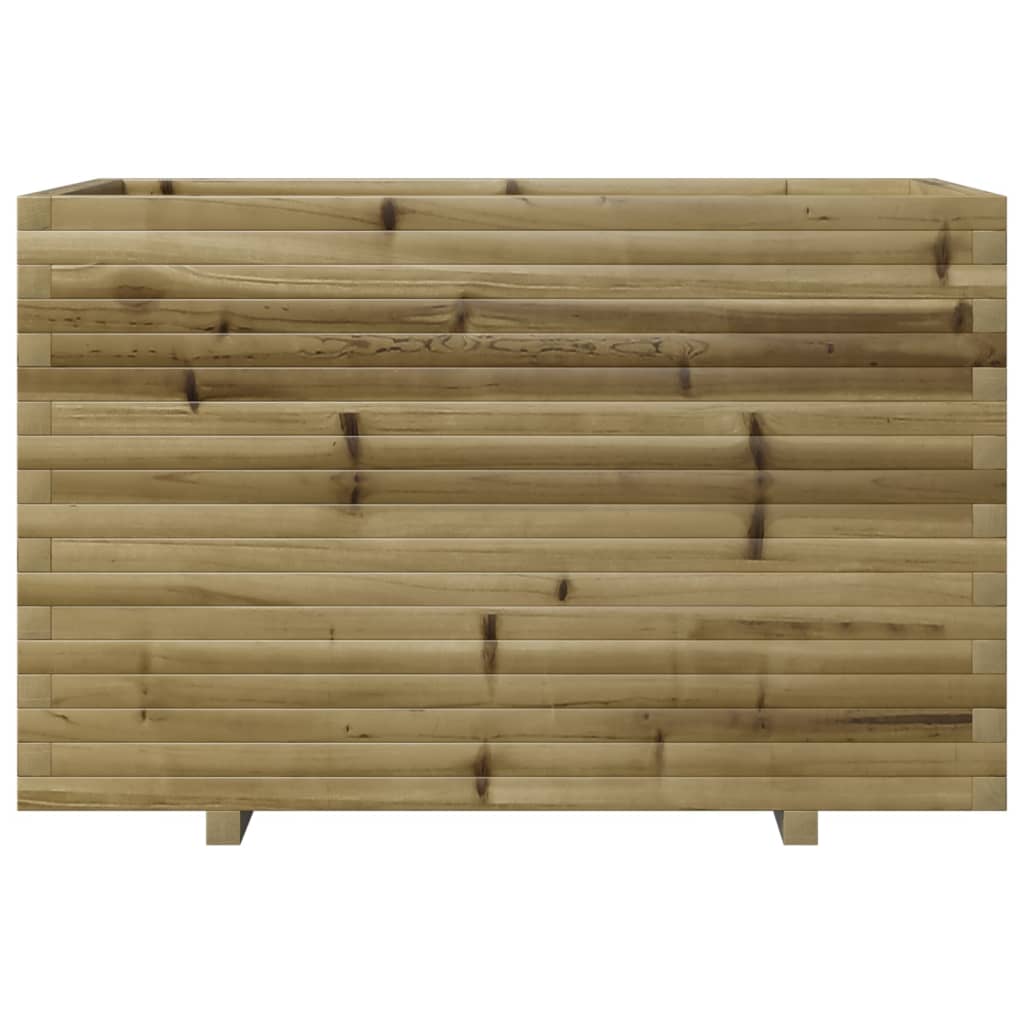 vidaXL Jardinera madera de pino impregnada 110x60x72 cm