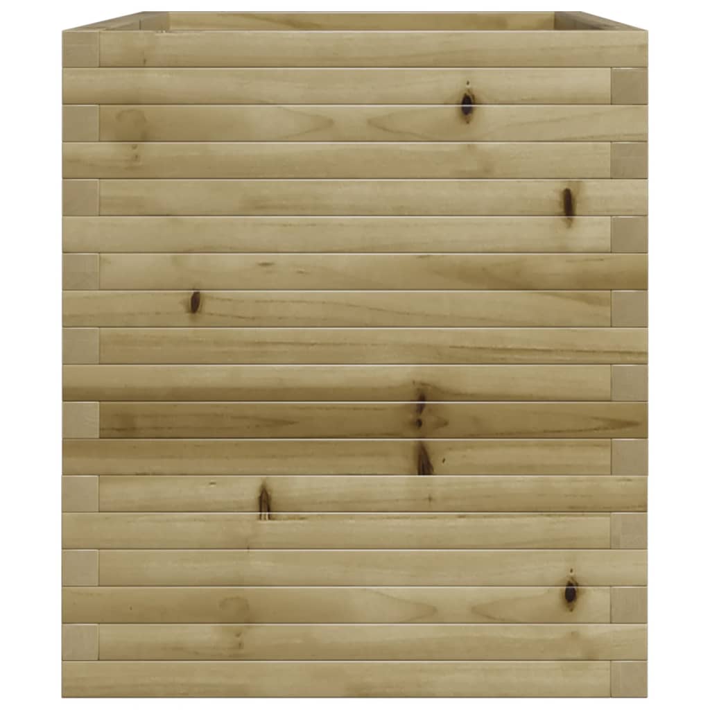 vidaXL Jardinera madera de pino impregnada 110x60x72 cm