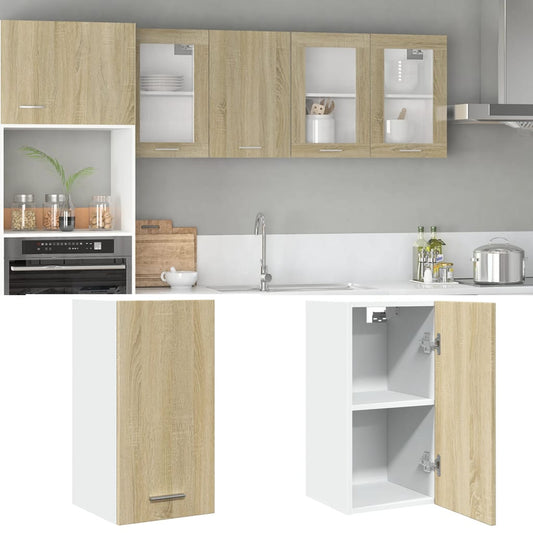 vidaXL Armario colgante cocina contrachapada color roble 29,5x31x60 cm