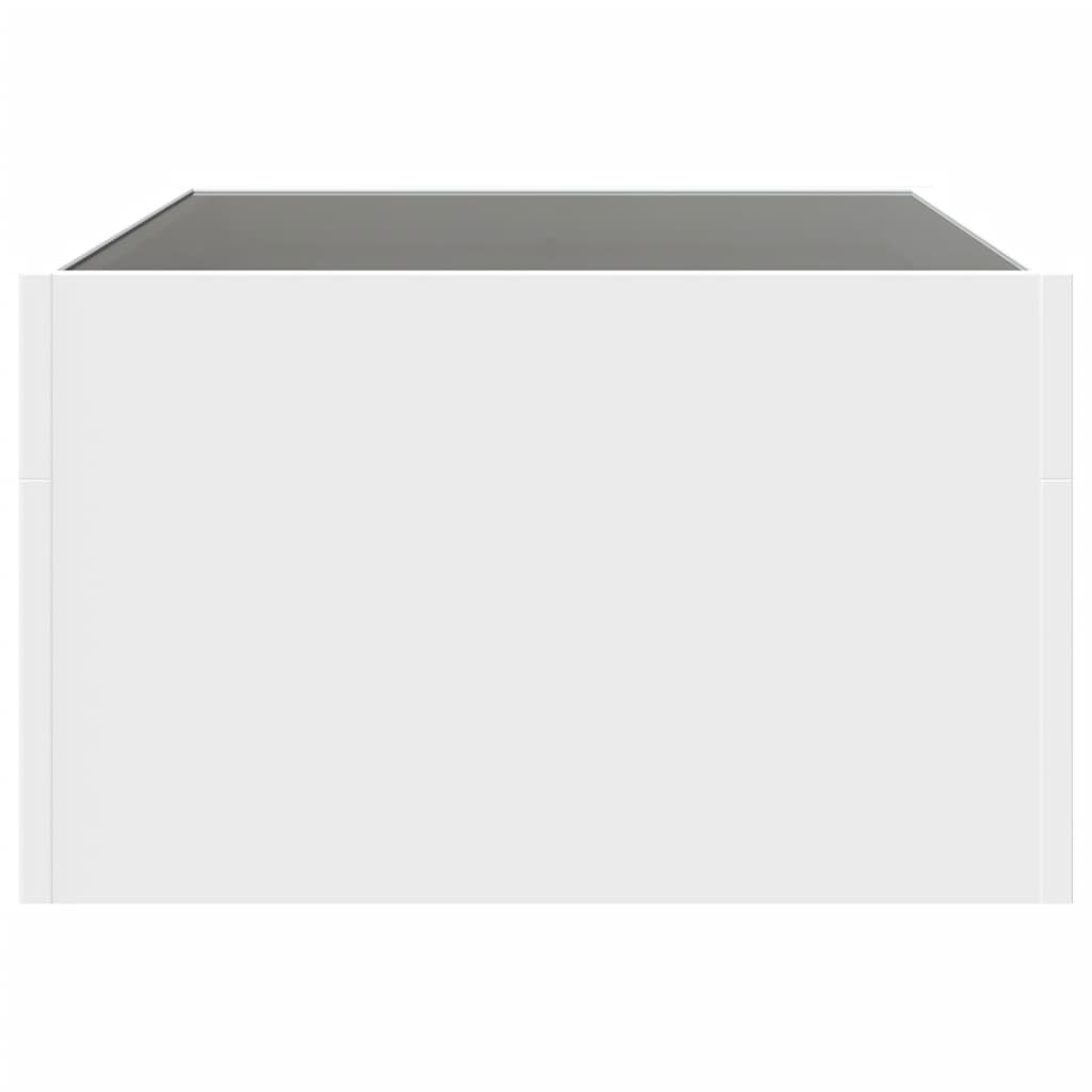 vidaXL Mesa de centro con Infinity LED blanco 70x50x30 cm