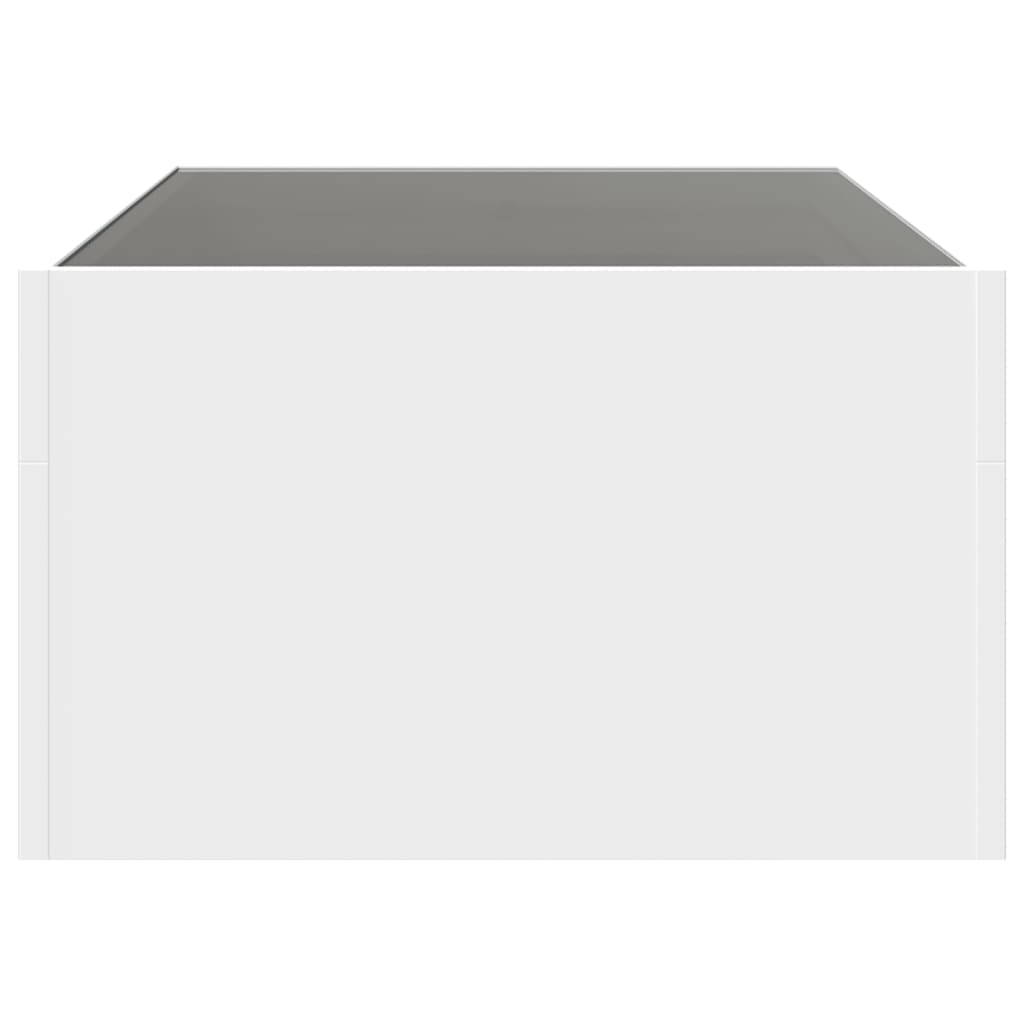 vidaXL Mesa de centro con Infinity LED blanco 90x50x30 cm