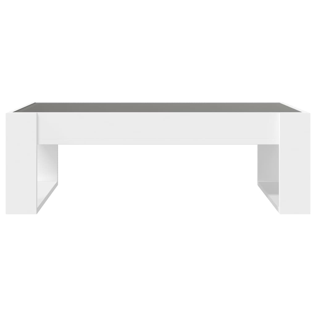 vidaXL Mesa de centro con Infinity LED blanco 90x53x30 cm