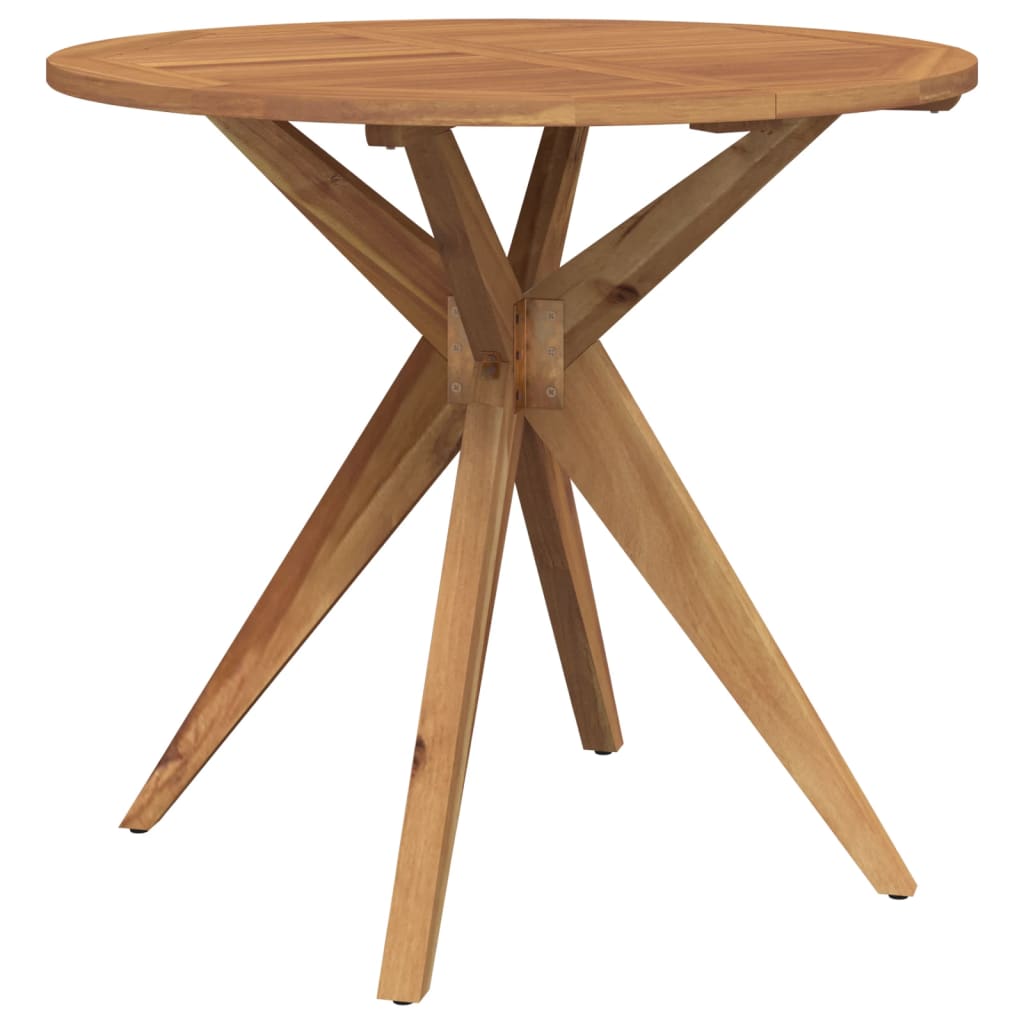 vidaXL Juego de comedor de jardín 3 piezas madera maciza de acacia