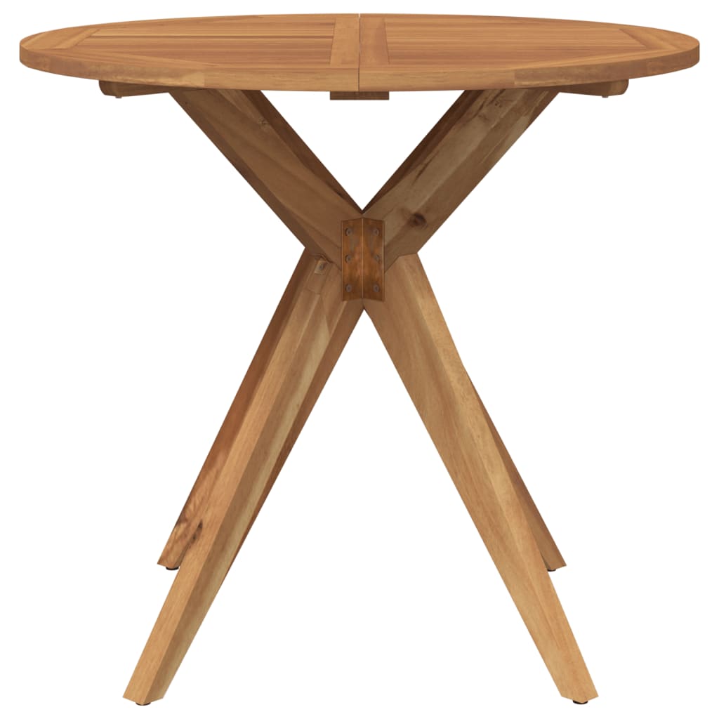 vidaXL Juego de comedor de jardín 3 piezas madera maciza de acacia