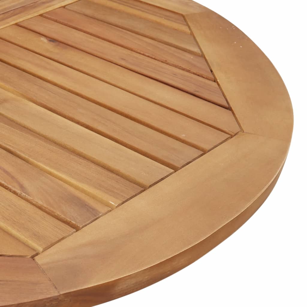 vidaXL Juego de comedor de jardín 3 piezas madera maciza de acacia