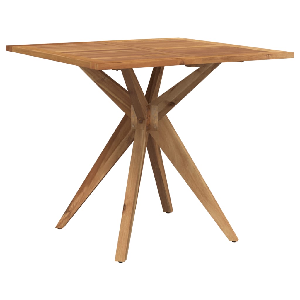 vidaXL Juego de comedor de jardín 3 piezas madera maciza de acacia