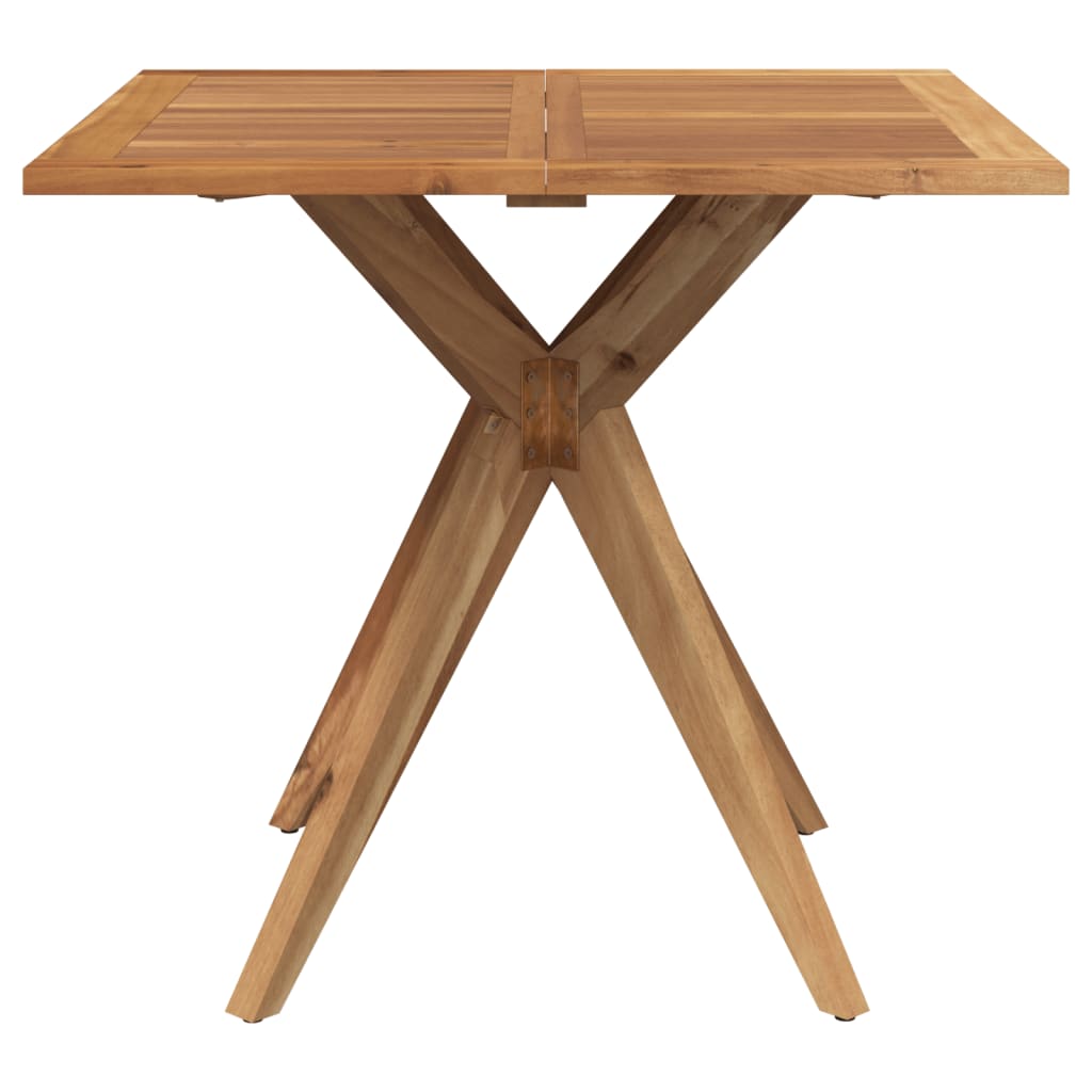 vidaXL Juego de comedor de jardín 3 piezas madera maciza de acacia