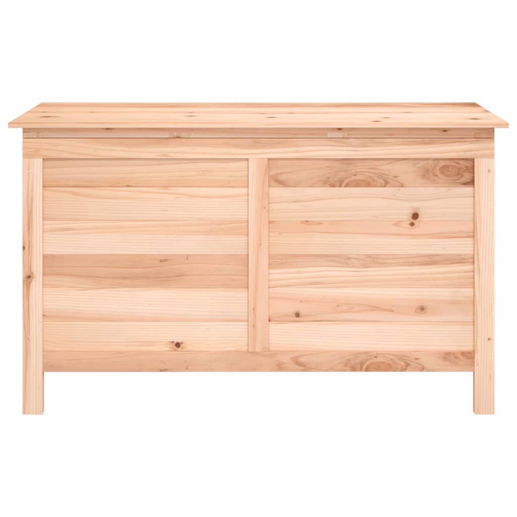 vidaXL Baúl para cojines de jardín madera maciza abeto 99x50x56,5 cm