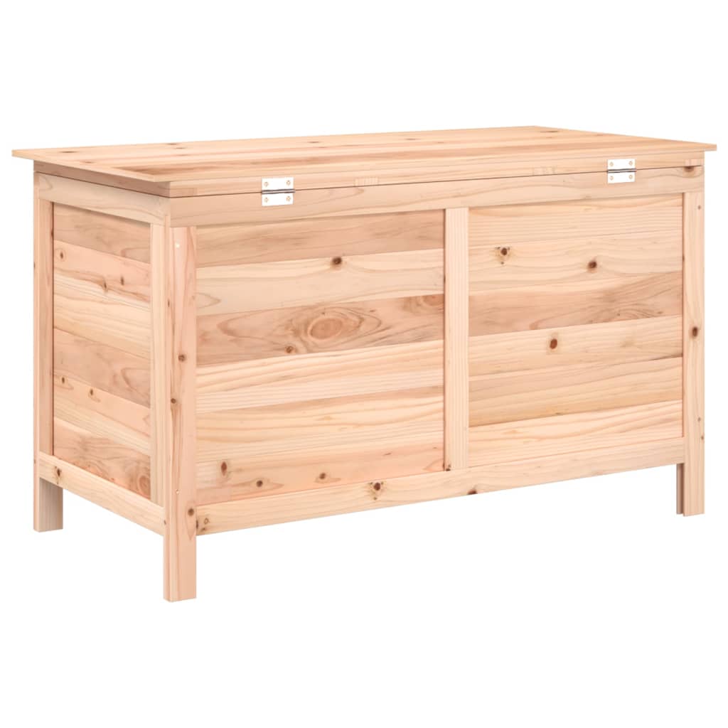 vidaXL Baúl para cojines de jardín madera maciza abeto 99x50x56,5 cm