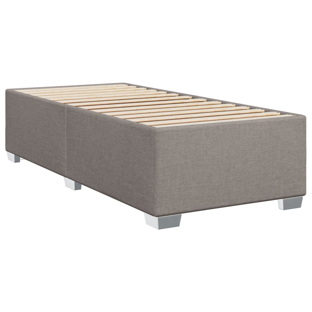 vidaXL Estructura de cama sin colchón tela gris taupe 80x200 cm