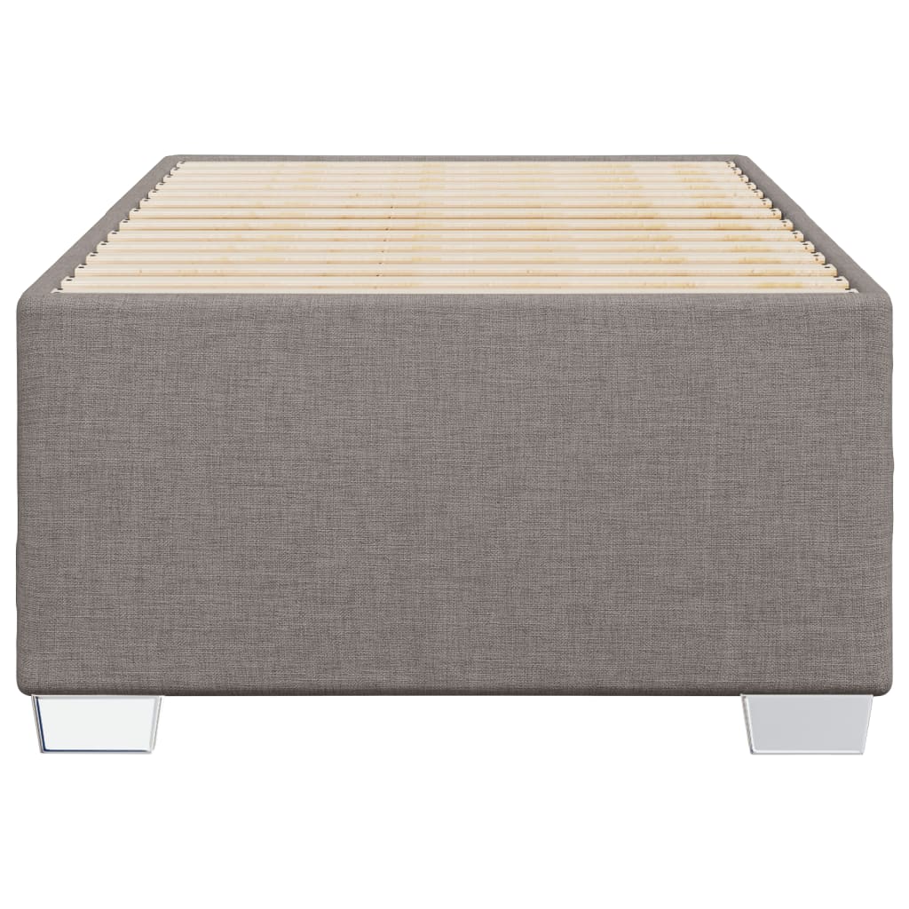 vidaXL Estructura de cama sin colchón tela gris taupe 80x200 cm