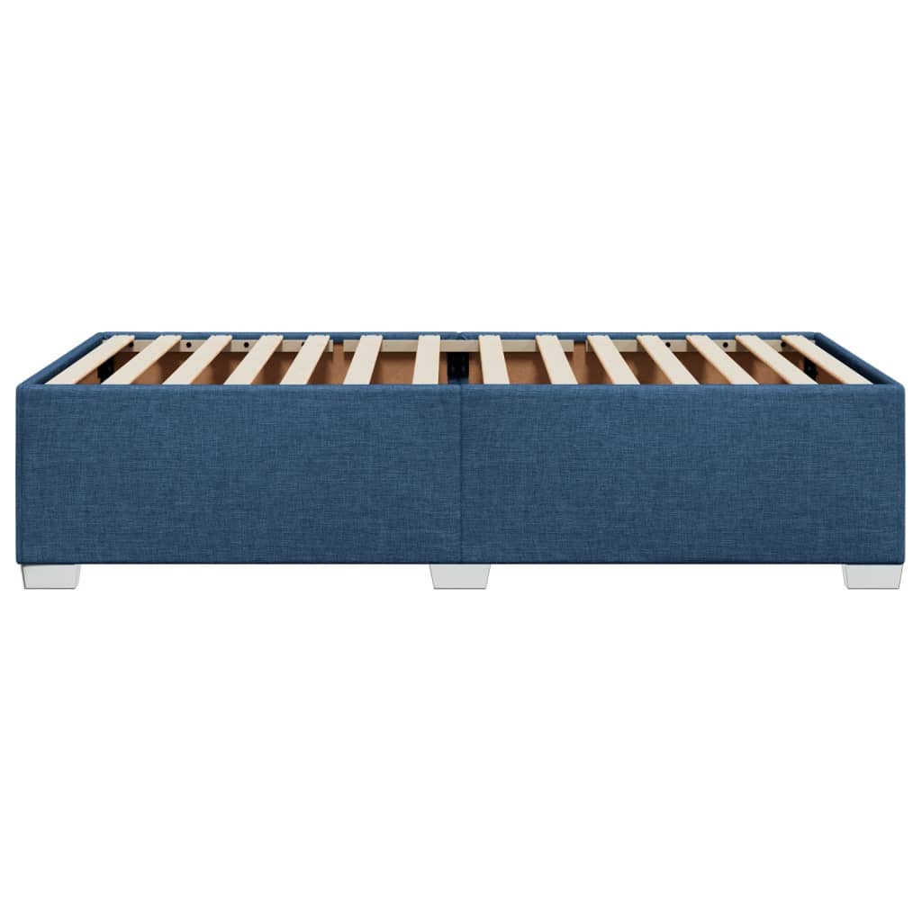 vidaXL Estructura de cama sin colchón tela azul 90x190 cm