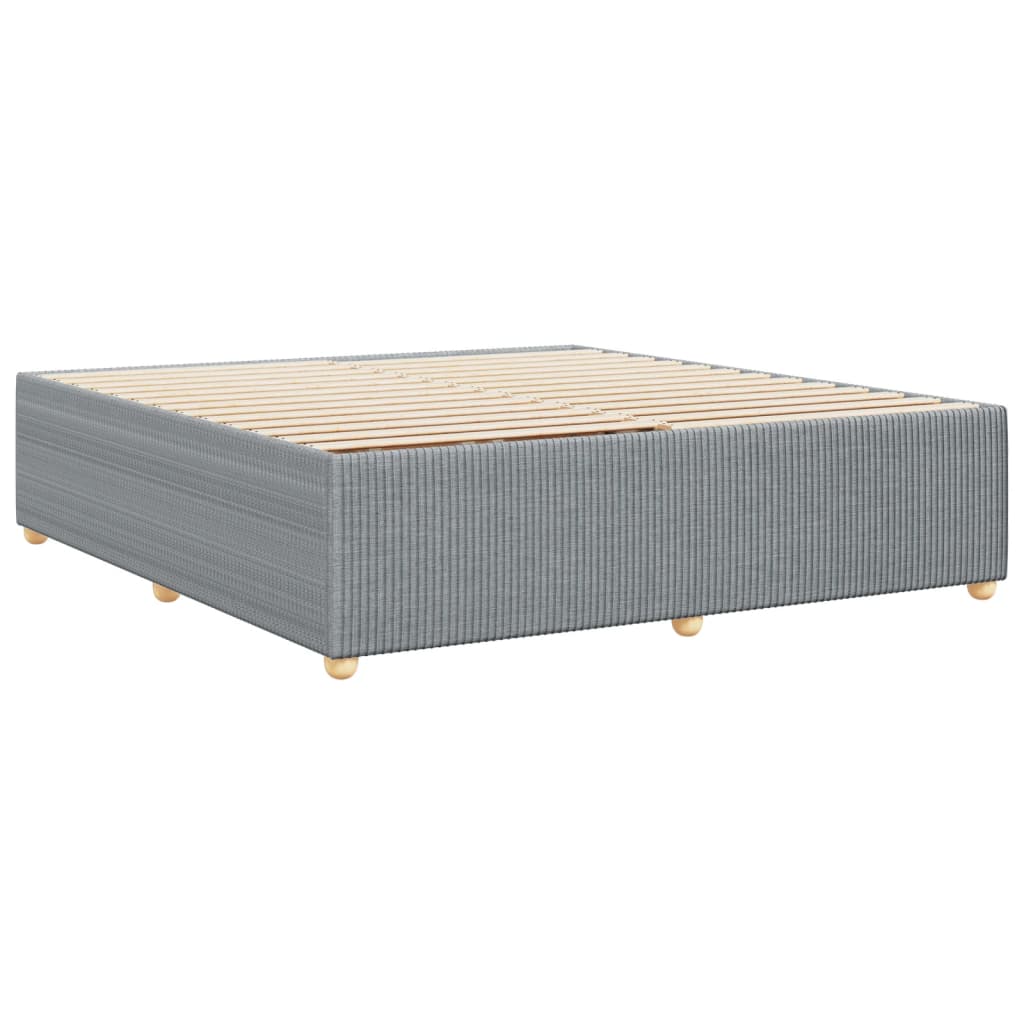 vidaXL Cama sin colchón tela gris claro 180x200 cm