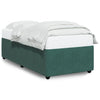 vidaXL Estructura de cama sin colchón terciopelo verde oscuro 90x200cm