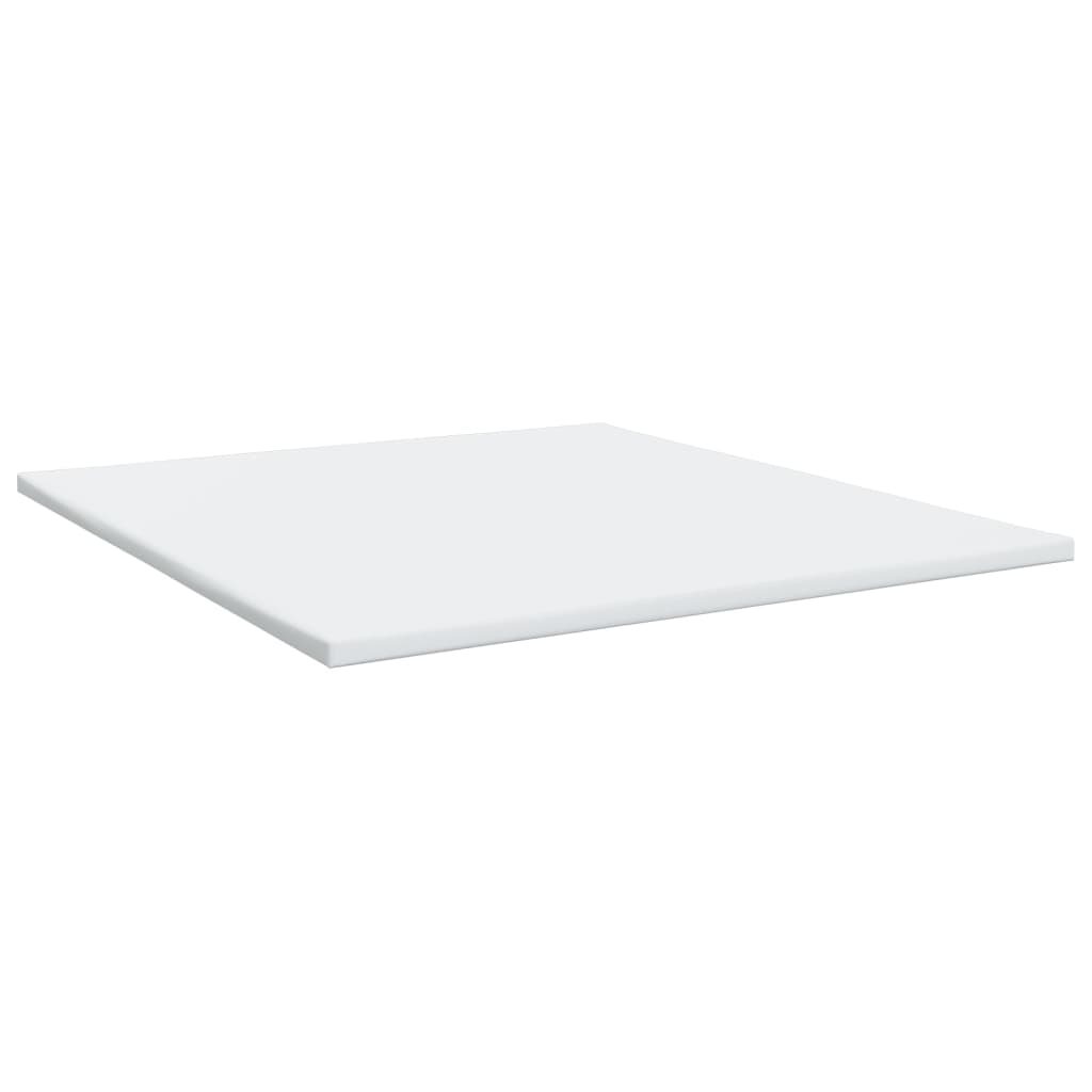 vidaXL Cama box spring con colchón cuero sintético blanco 180x200 cm