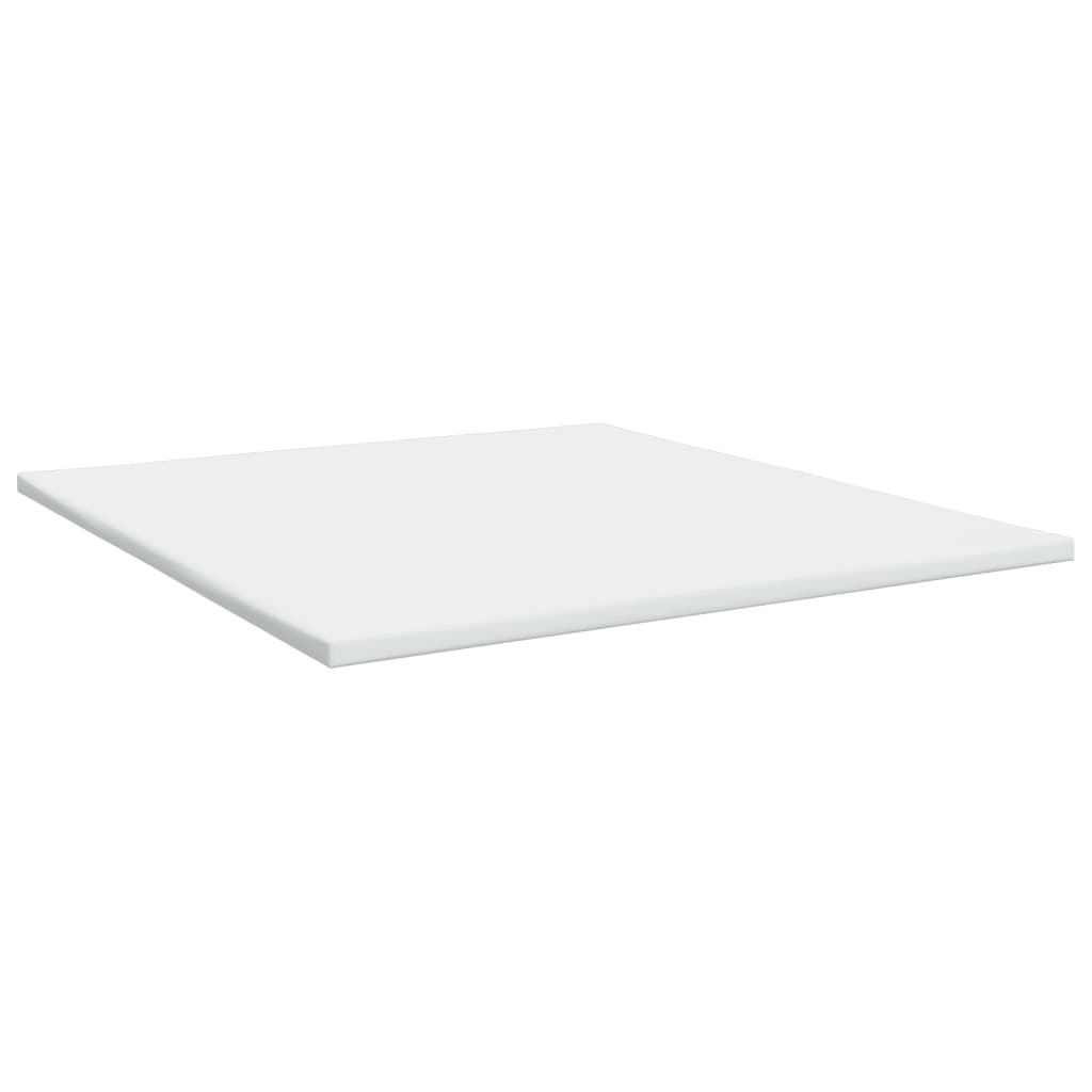 vidaXL Cama box spring con colchón cuero sintético blanco 200x200 cm