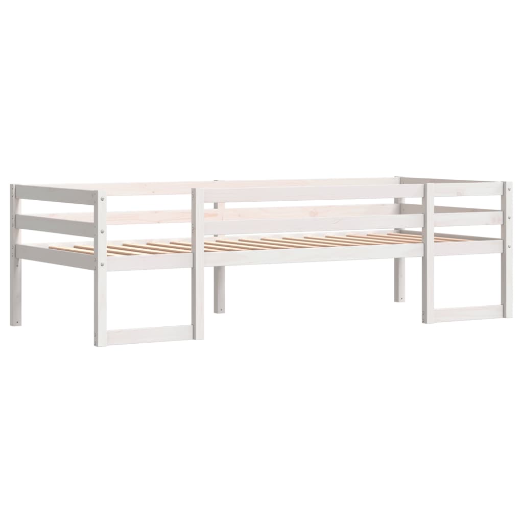 vidaXL Estructura de cama para niños madera de pino blanco 80x200 cm