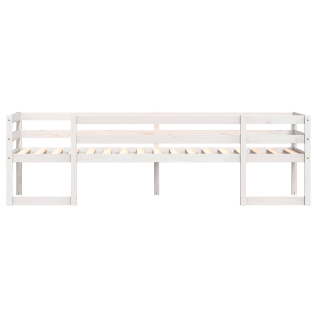 vidaXL Estructura de cama para niños madera de pino blanco 80x200 cm