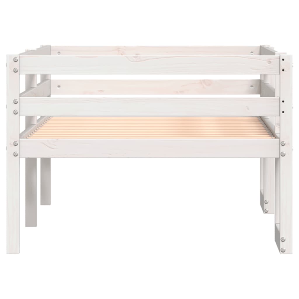 vidaXL Estructura de cama para niños madera de pino blanco 80x200 cm