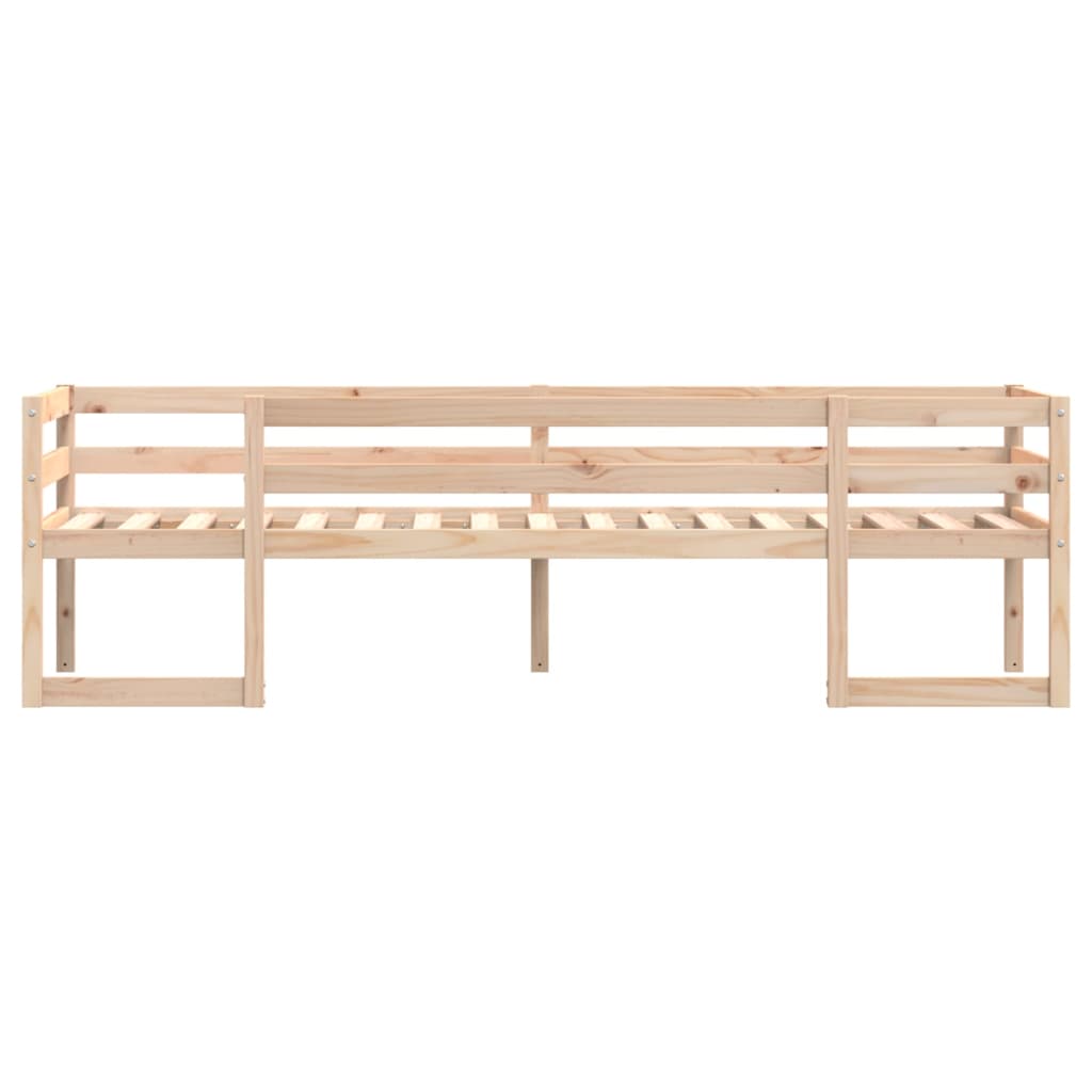 vidaXL Estructura de cama infantil madera maciza de pino 90x190 cm