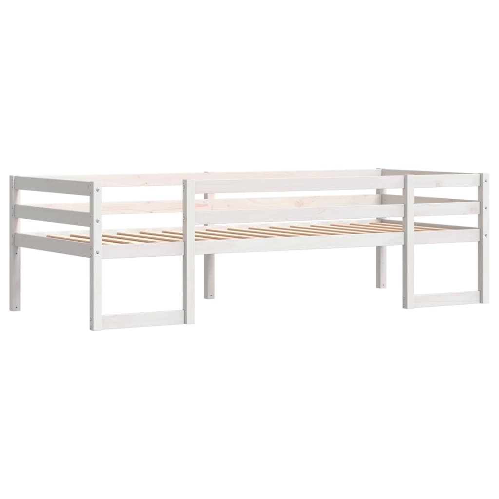 vidaXL Estructura de cama para niños madera de pino blanco 90x190 cm