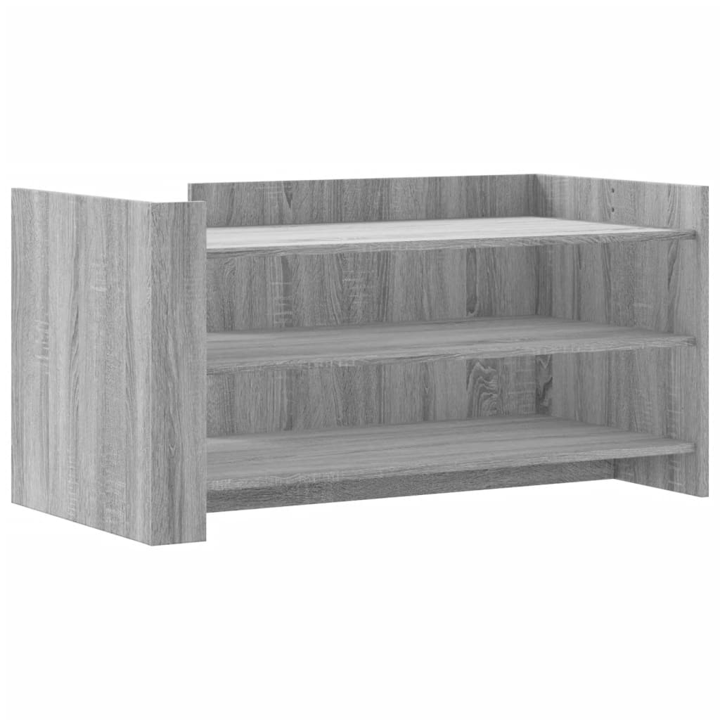 vidaXL Mesa de centro madera de ingeniería gris Sonoma 100x50x50 cm