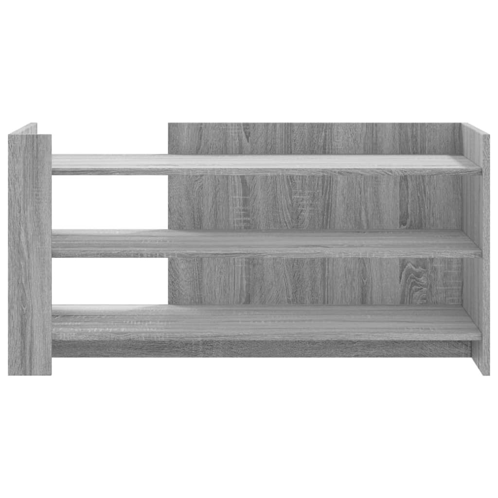 vidaXL Mesa de centro madera de ingeniería gris Sonoma 100x50x50 cm