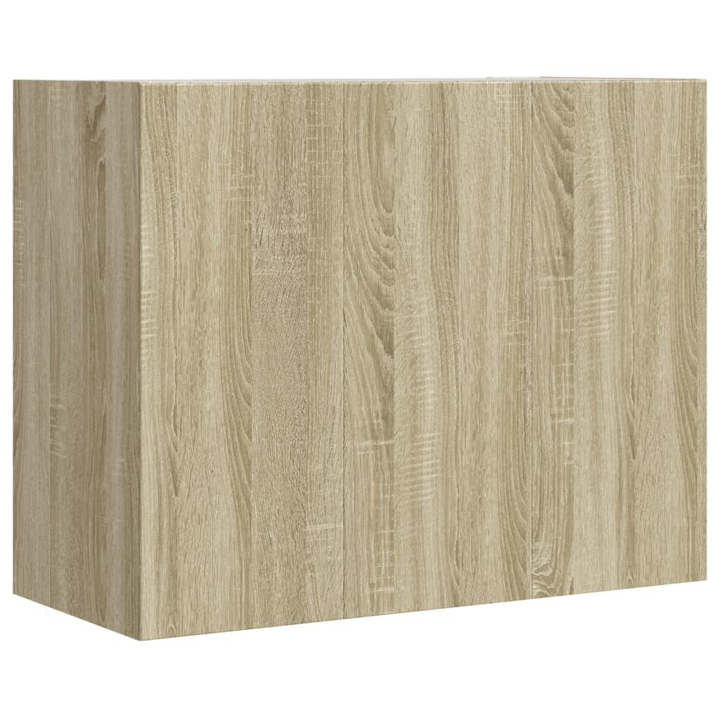 vidaXL Armario de pared madera de ingeniería roble Sonoma 75x35x60 cm