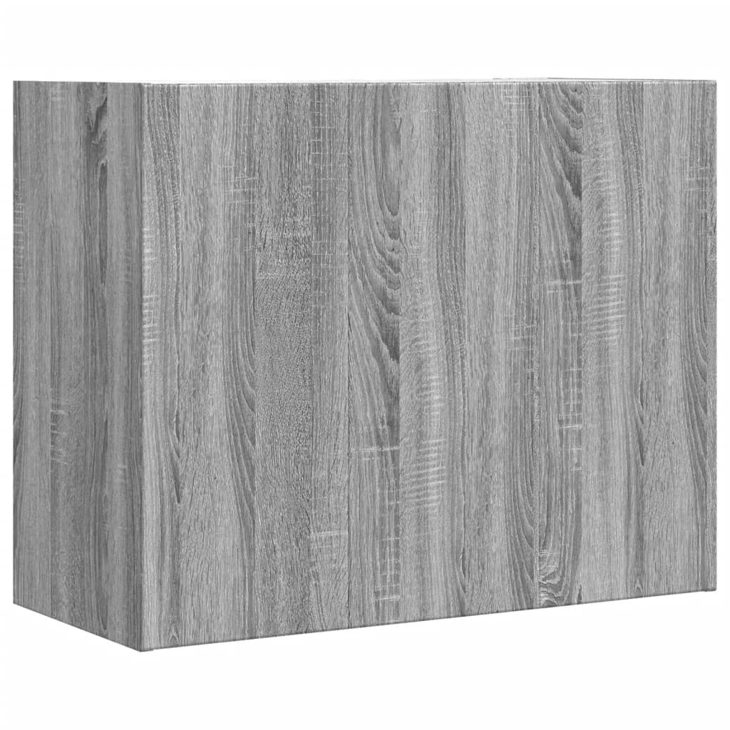 vidaXL Armario de pared madera de ingeniería gris Sonoma 75x35x60 cm