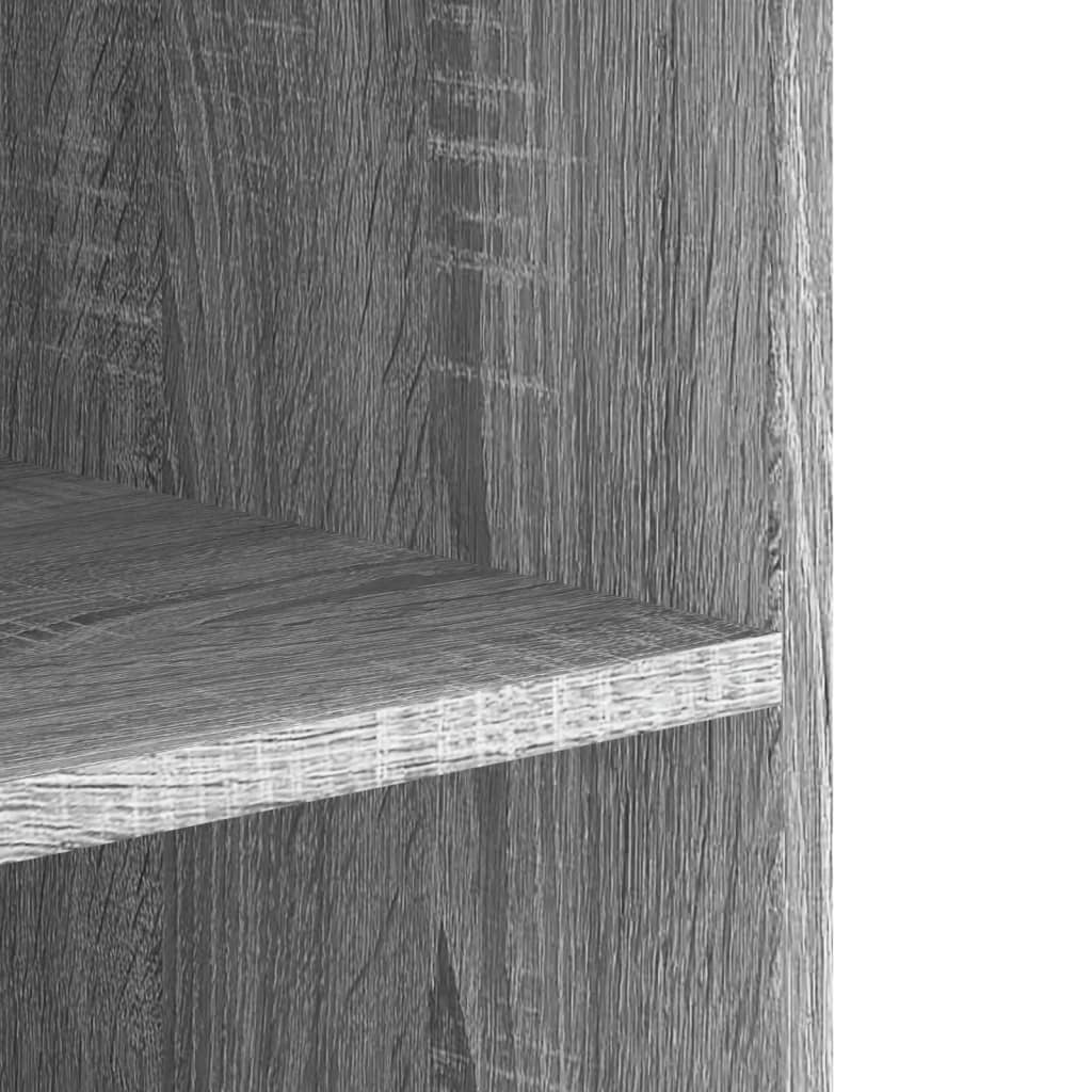 vidaXL Armario de pared madera de ingeniería gris Sonoma 75x35x60 cm