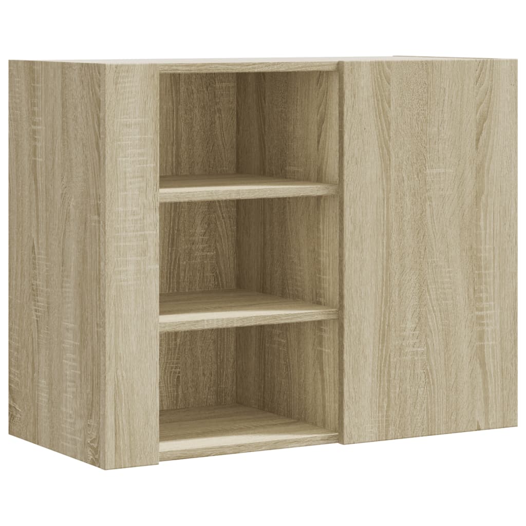 vidaXL Armario de pared madera de ingeniería roble Sonoma 75x35x60 cm