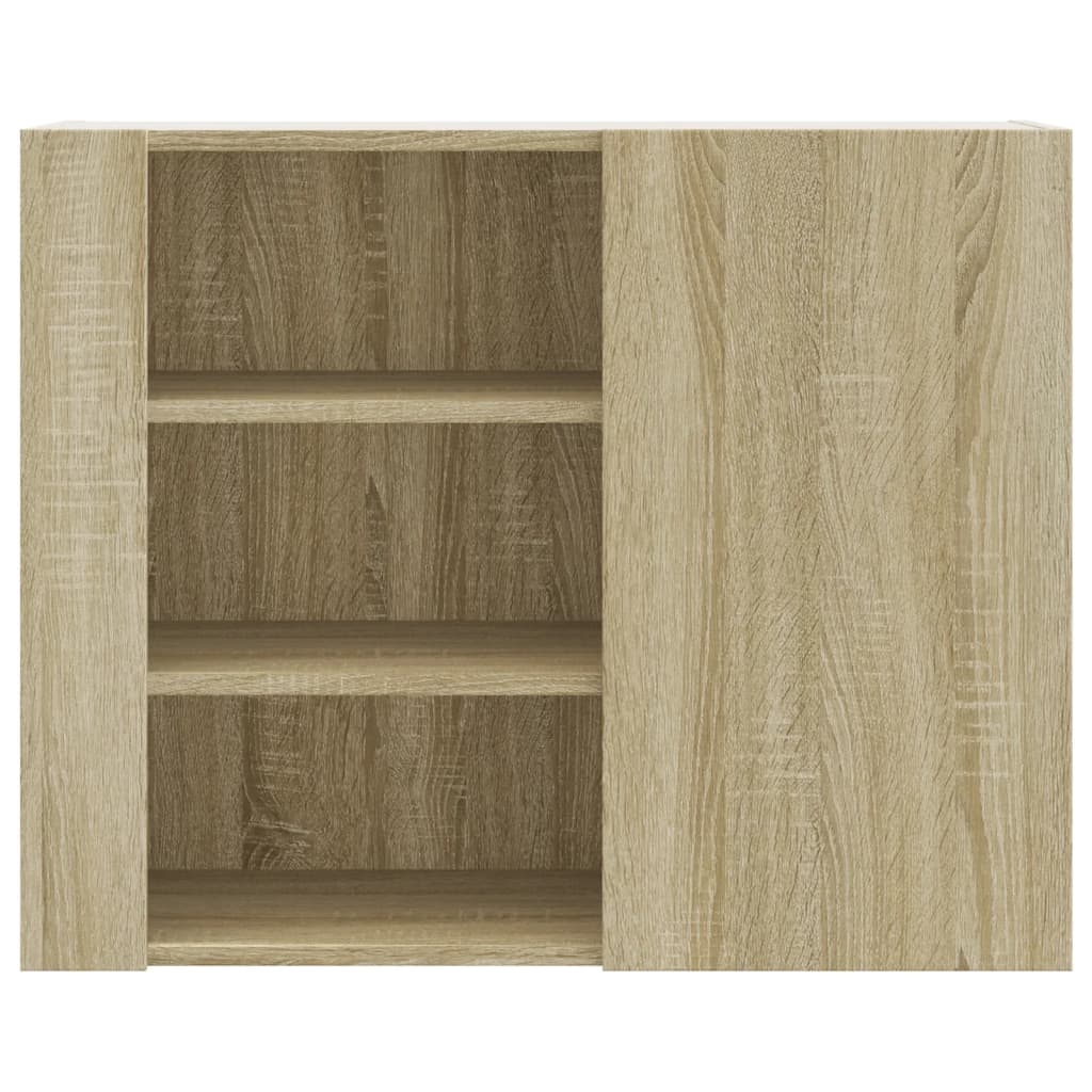 vidaXL Armario de pared madera de ingeniería roble Sonoma 75x35x60 cm