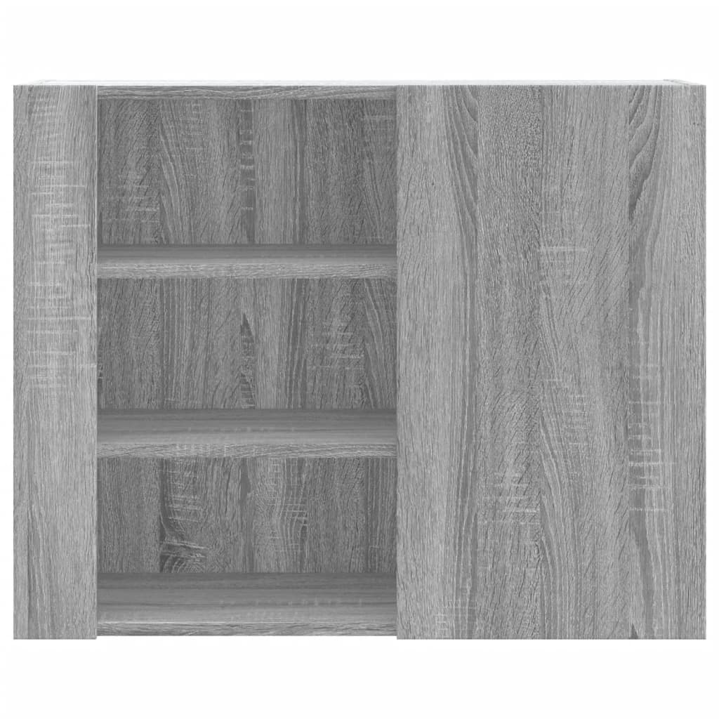 vidaXL Armario de pared madera de ingeniería gris Sonoma 75x35x60 cm