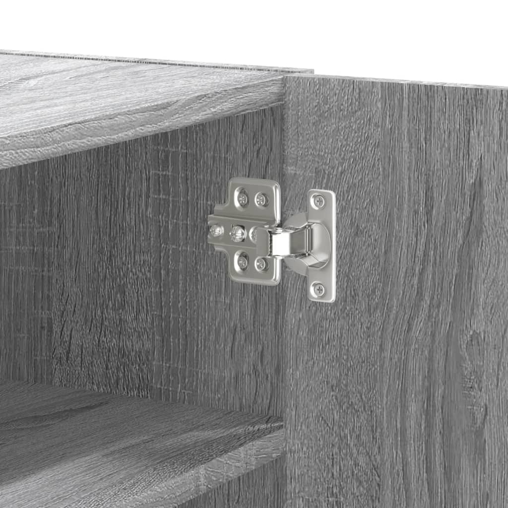 vidaXL Armario de pared madera de ingeniería gris Sonoma 75x35x60 cm