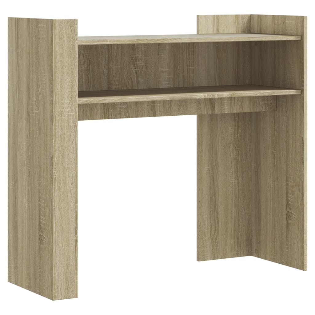 vidaXL Mesa consola de madera de ingeniería roble Sonoma 100x35x90 cm