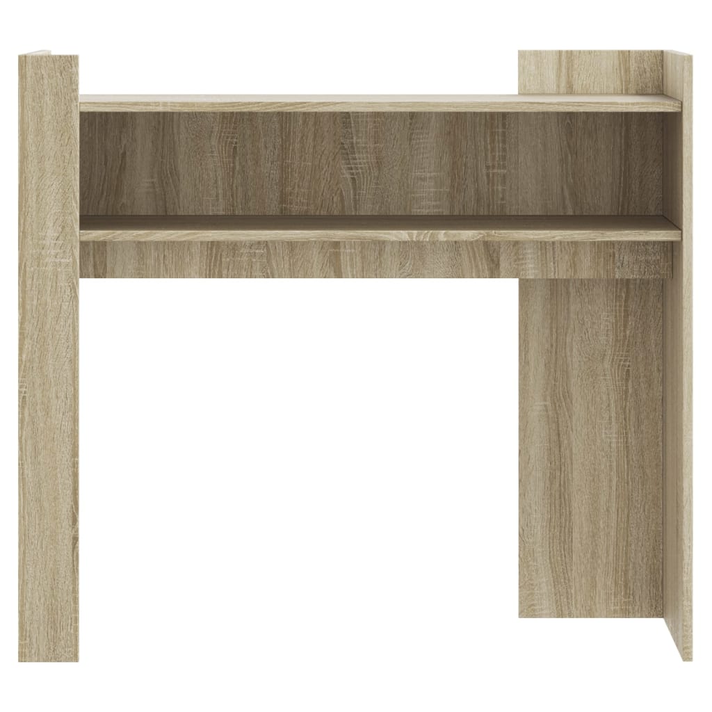 vidaXL Mesa consola de madera de ingeniería roble Sonoma 100x35x90 cm