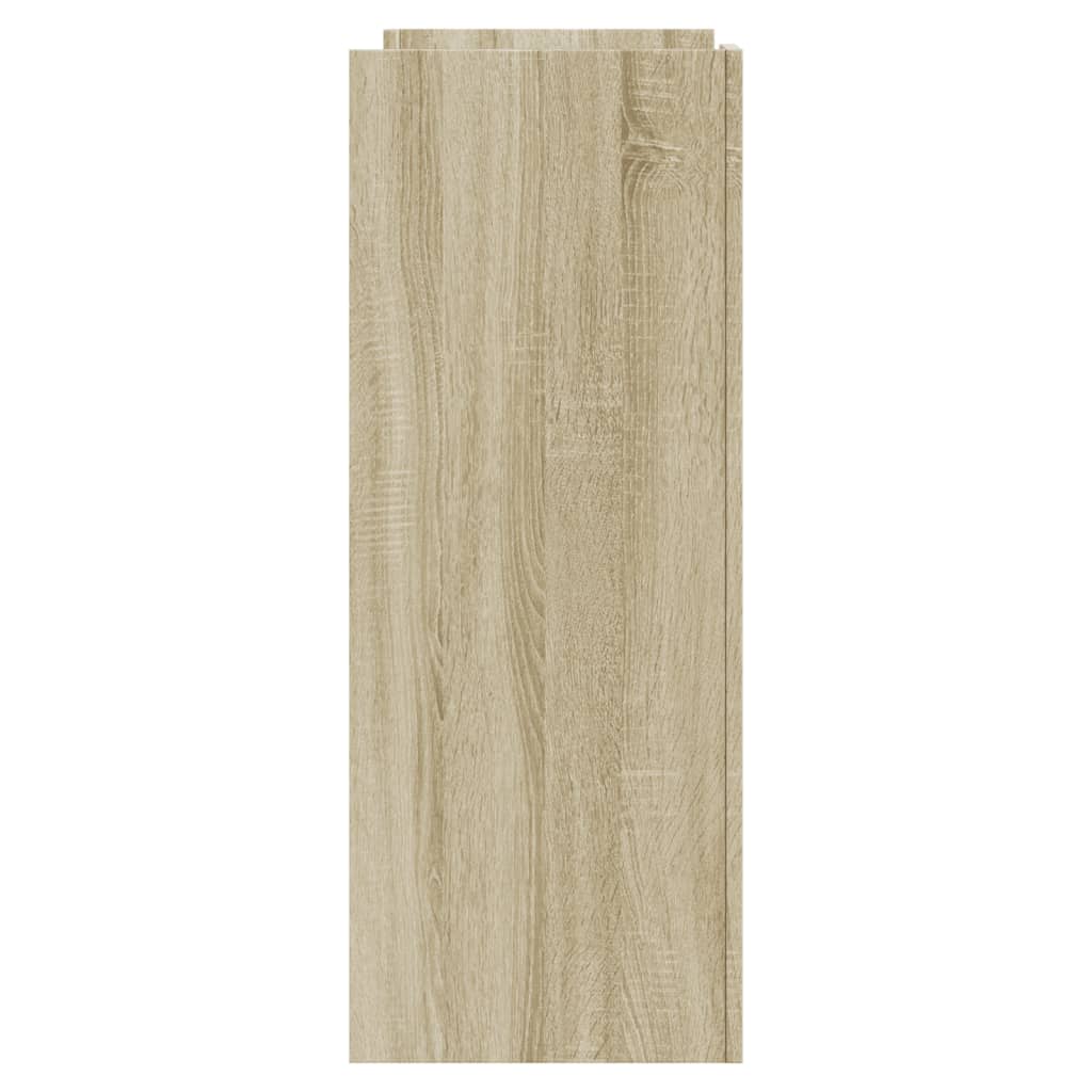 vidaXL Mesa consola de madera de ingeniería roble Sonoma 100x35x90 cm