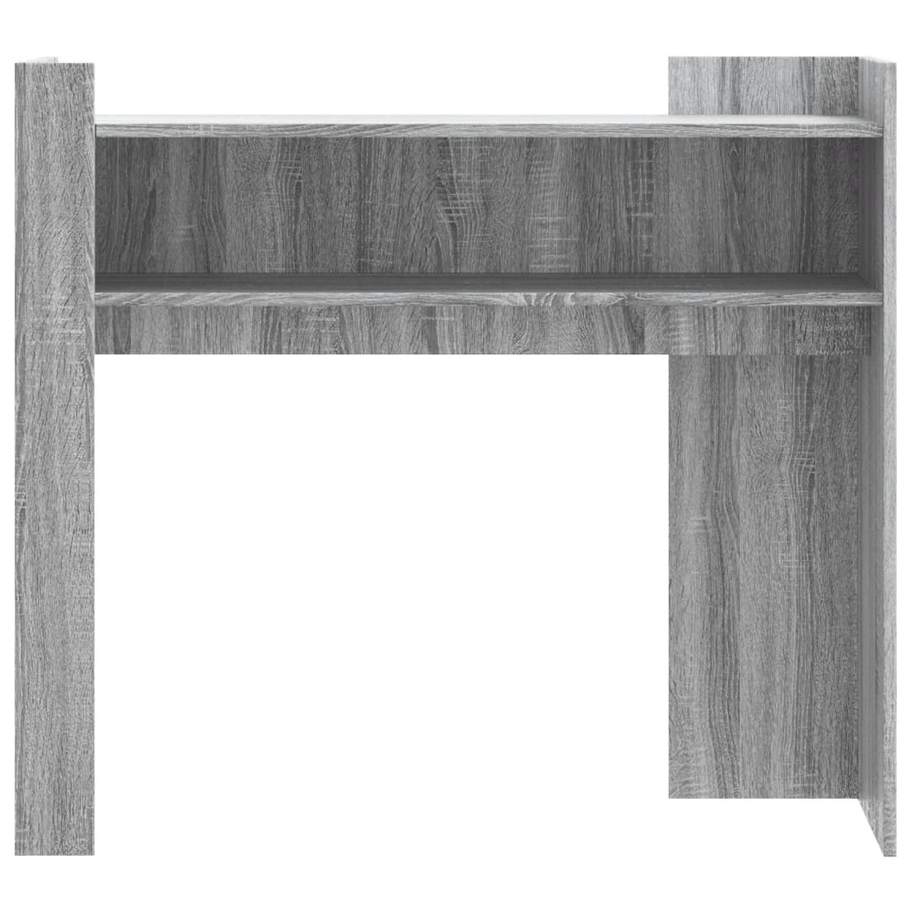 vidaXL Mesa consola de madera de ingeniería gris Sonoma 100x35x90 cm