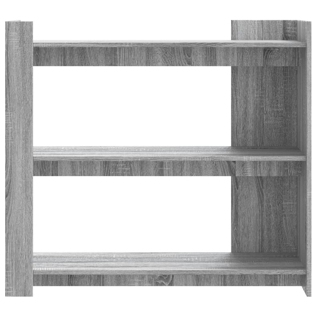 vidaXL Mesa consola de madera de ingeniería gris Sonoma 100x35x90 cm