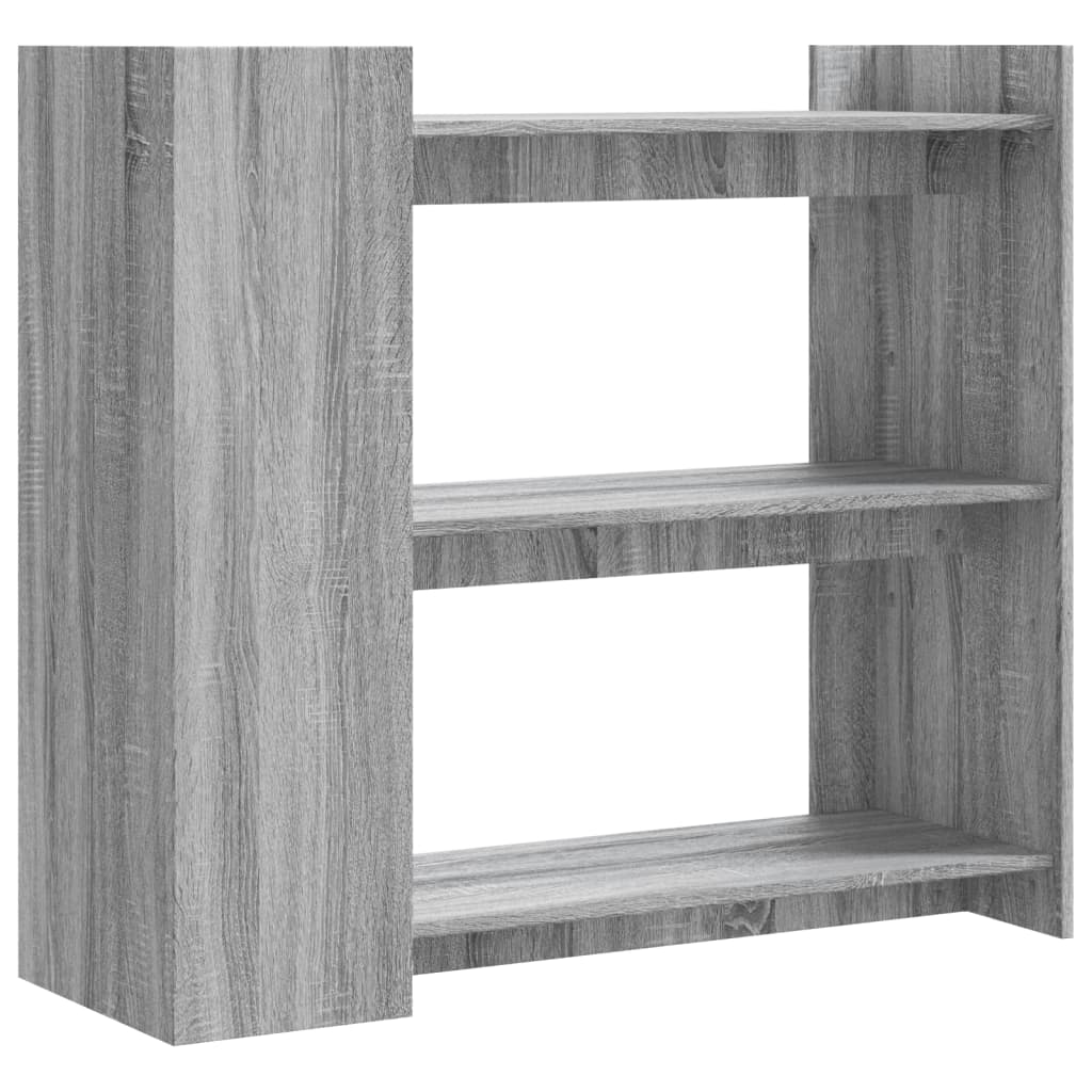 vidaXL Mesa consola de madera de ingeniería gris Sonoma 100x35x90 cm