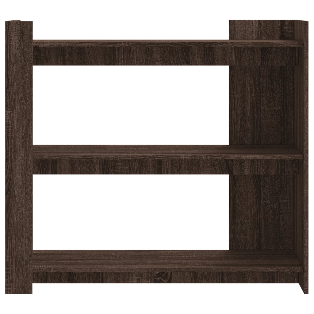 vidaXL Mesa consola de madera de ingeniería marrón roble 100x35x90 cm